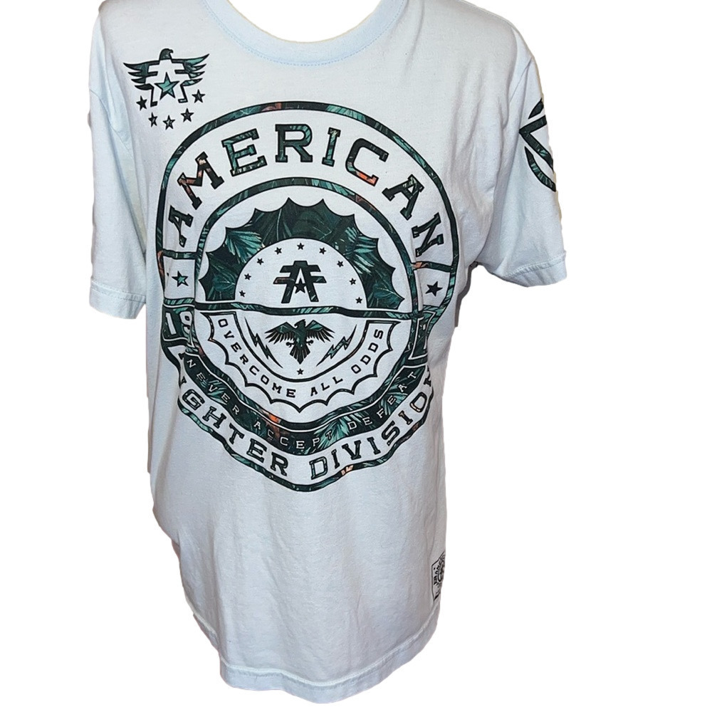 American Fighter 2 Sided Short Sleeve T-Shirt Large